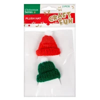 1. Craft With Fun Ozdoba Dekoracyjna Czapeczki Materiałowe 384021